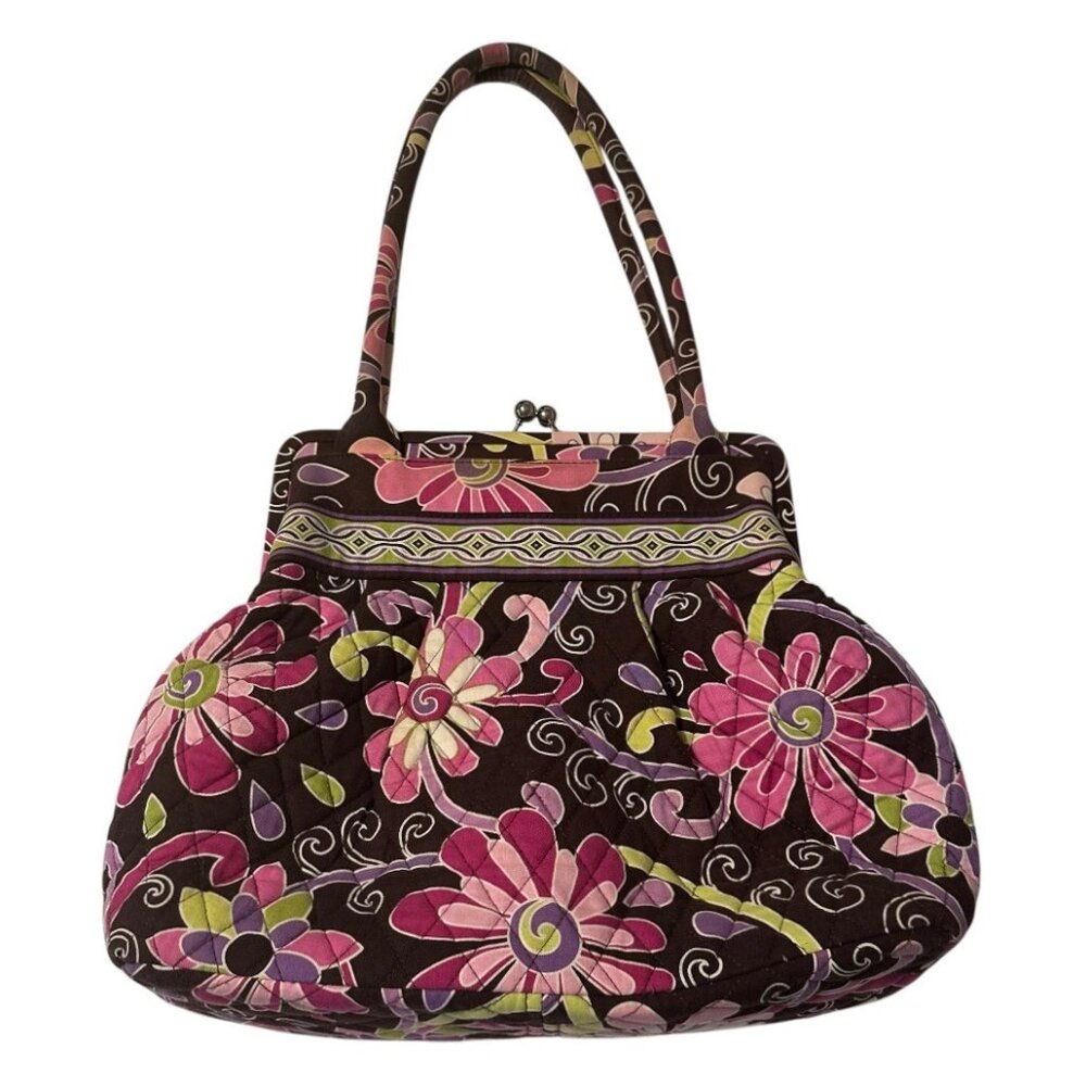 Vera Bradley Floral Bag With Clasp